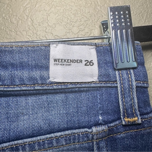 Hudson Jeans Weekender Step Hem Skirt - Picture 7 of 8